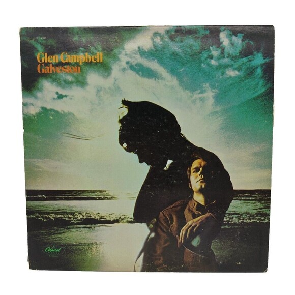 Media Vintage 1969 Glenn Campbell Galveston Record Album Vinyl Lp